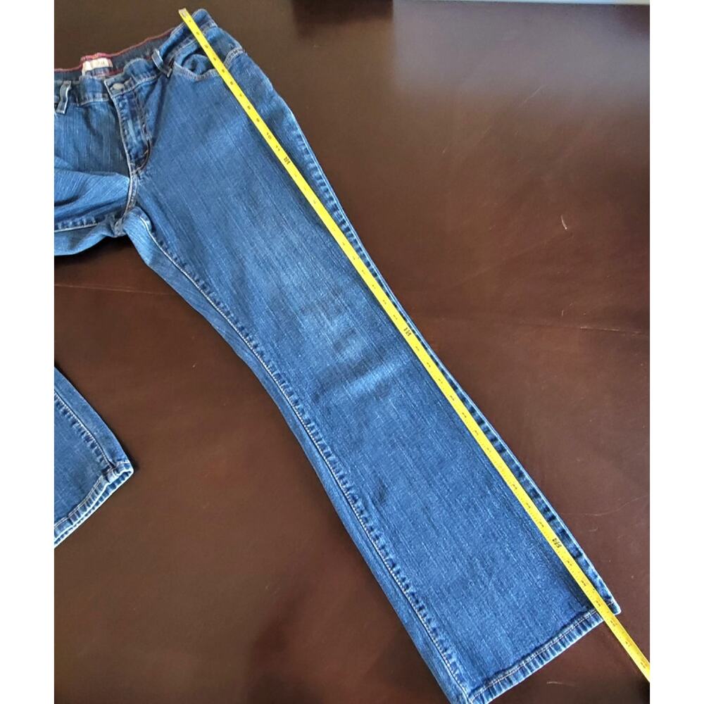 LEVIS 550 Relaxed Boot Cut Medium Wash Denim Jeans Womens Size 10 Medium - Picture 14 of 16